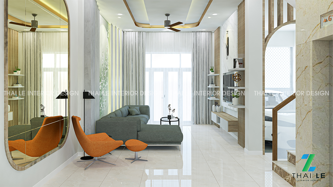 Thiết kế nội thất nhà phố KDC An Thiên Lý Thủ Đức - 340m2